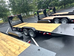 Gooseneck tilt trailer 8k axle for sale
