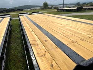 Deck over 16k wide ramp trailer for sale