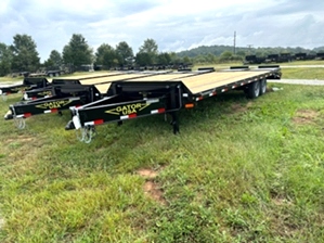 Deck over 16k wide ramp trailer for sale